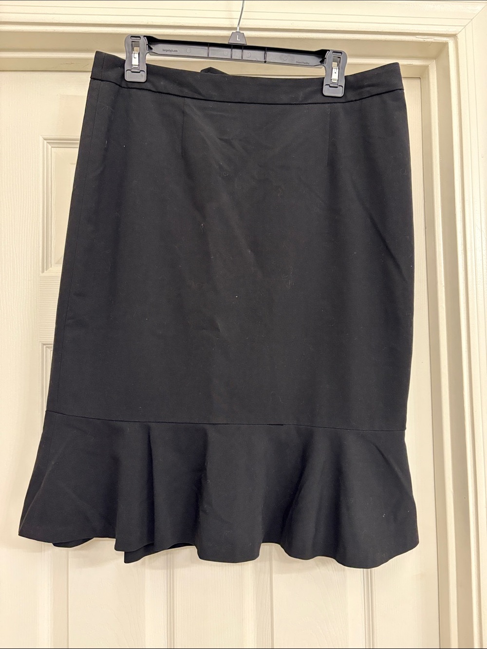 Carmen Marc Valvo Black Women's Flared Hem Skirt